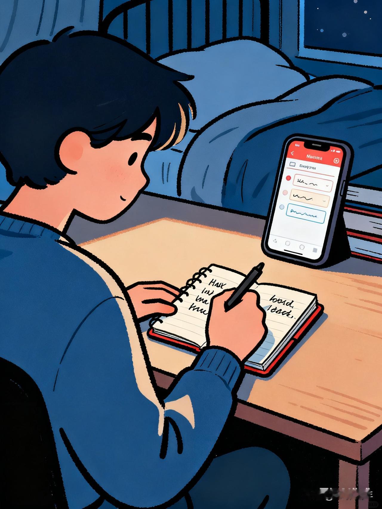 每天一句话，轻松实现个人成长今天教你一个超级简单的办法。每天只要五分钟，用一句