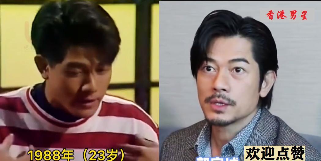 18位香港男星出道早期时的样子，曾志伟看上去十分稚嫩，刘青云比同龄人成熟许多，黎