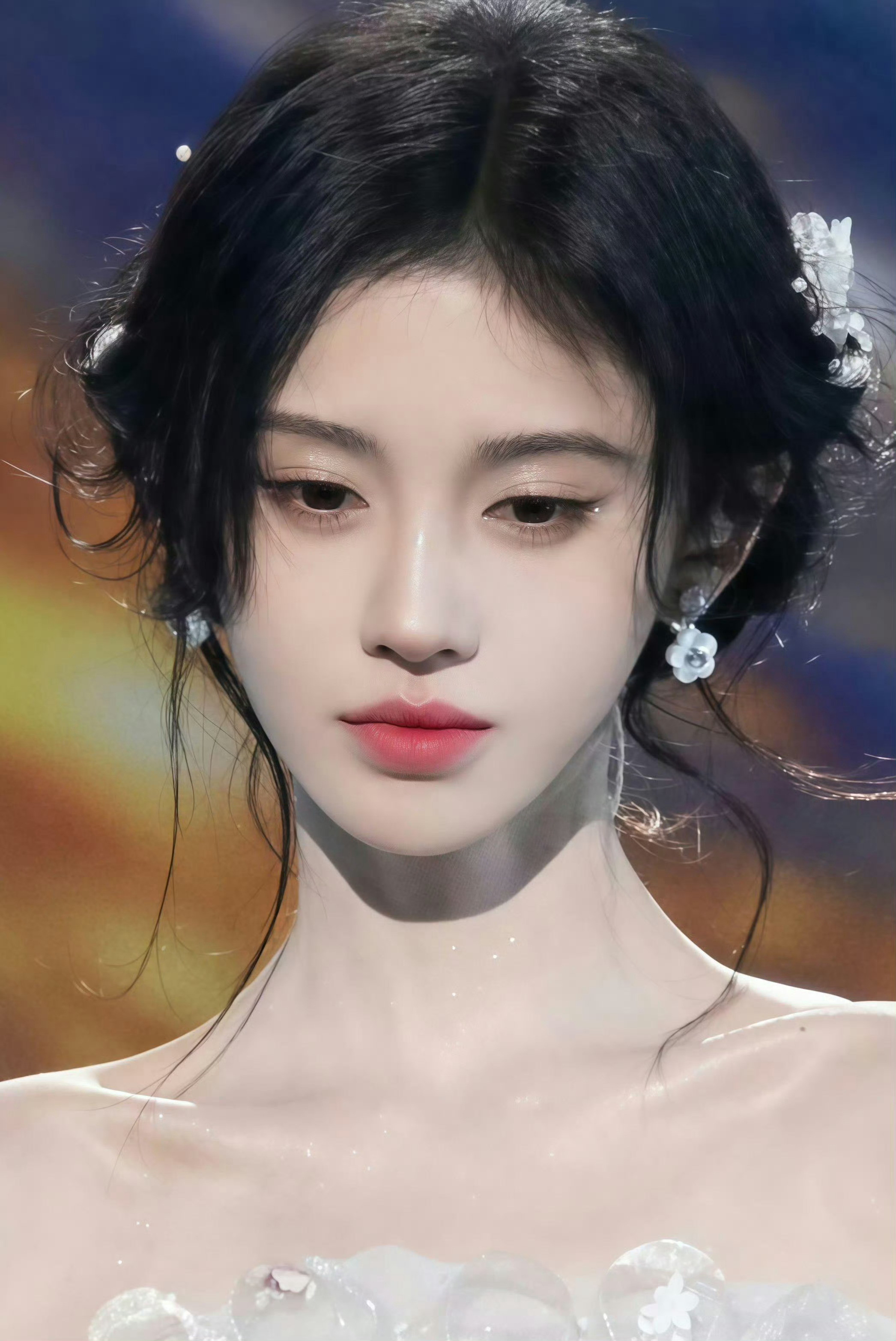 这辈子的梦想就是能化出这样一个雾蒙蒙的妆面….