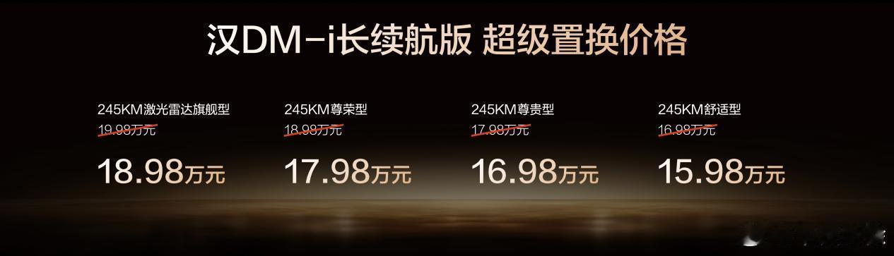 国产中高端轿车标杆比亚迪汉长续航版正式上市，补贴后15.98万起售，以六大维度革
