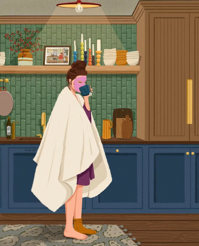 “生活有八个状态，笑了，变了，累了，怕了，哭了，认了，懂了，算了！”