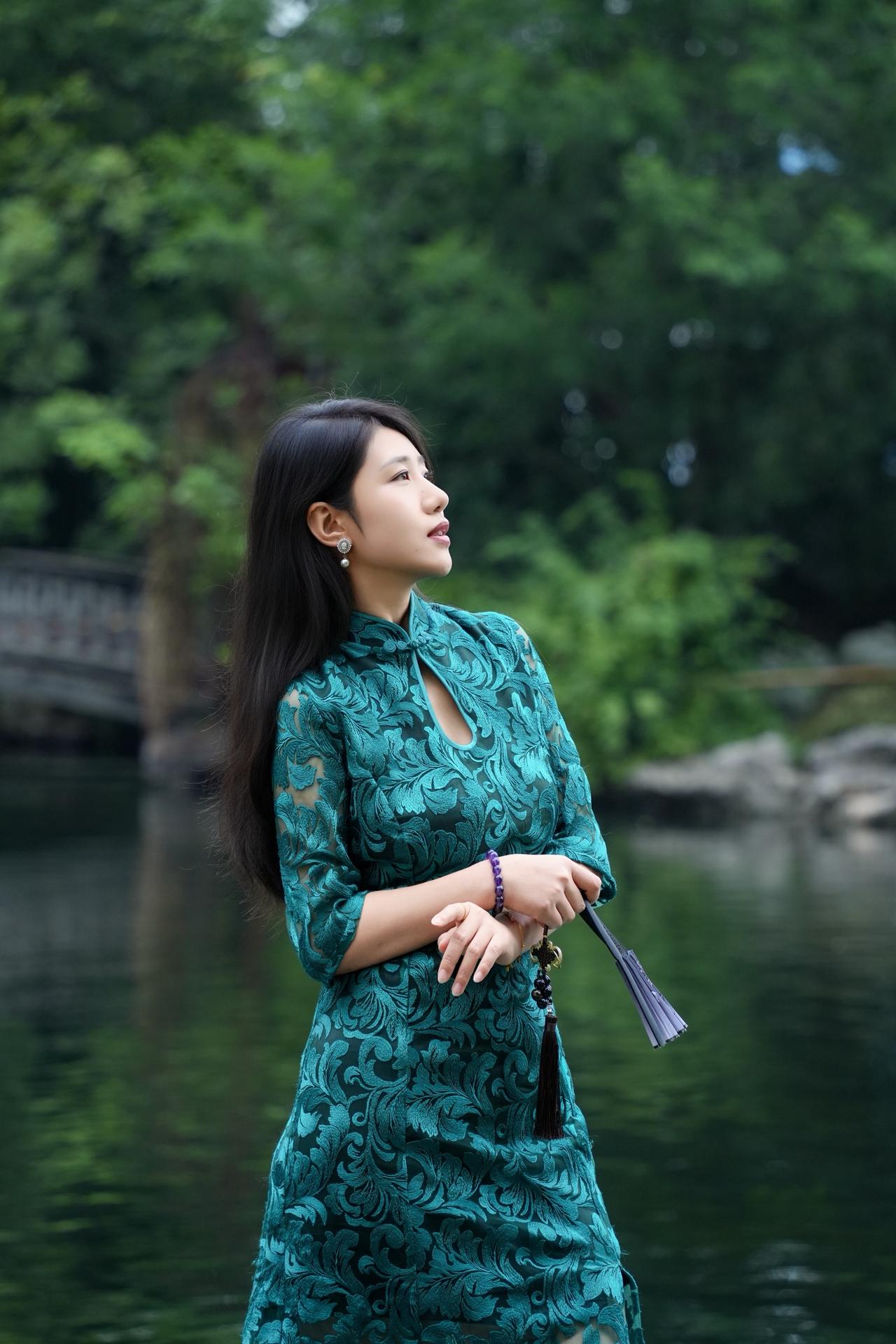 “我记得你”江南旗袍穿搭园林旗袍照