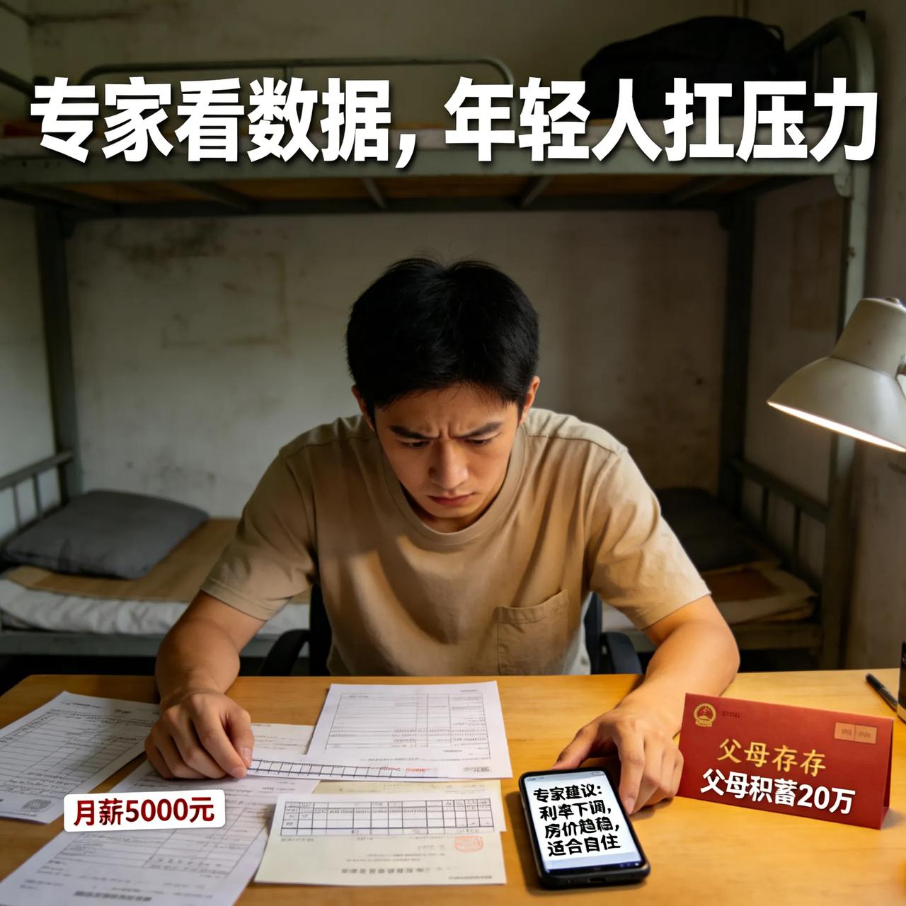 专家最近频频发声：年轻人可以考虑买房了。话听着很有道理，利率下调，房价趋稳