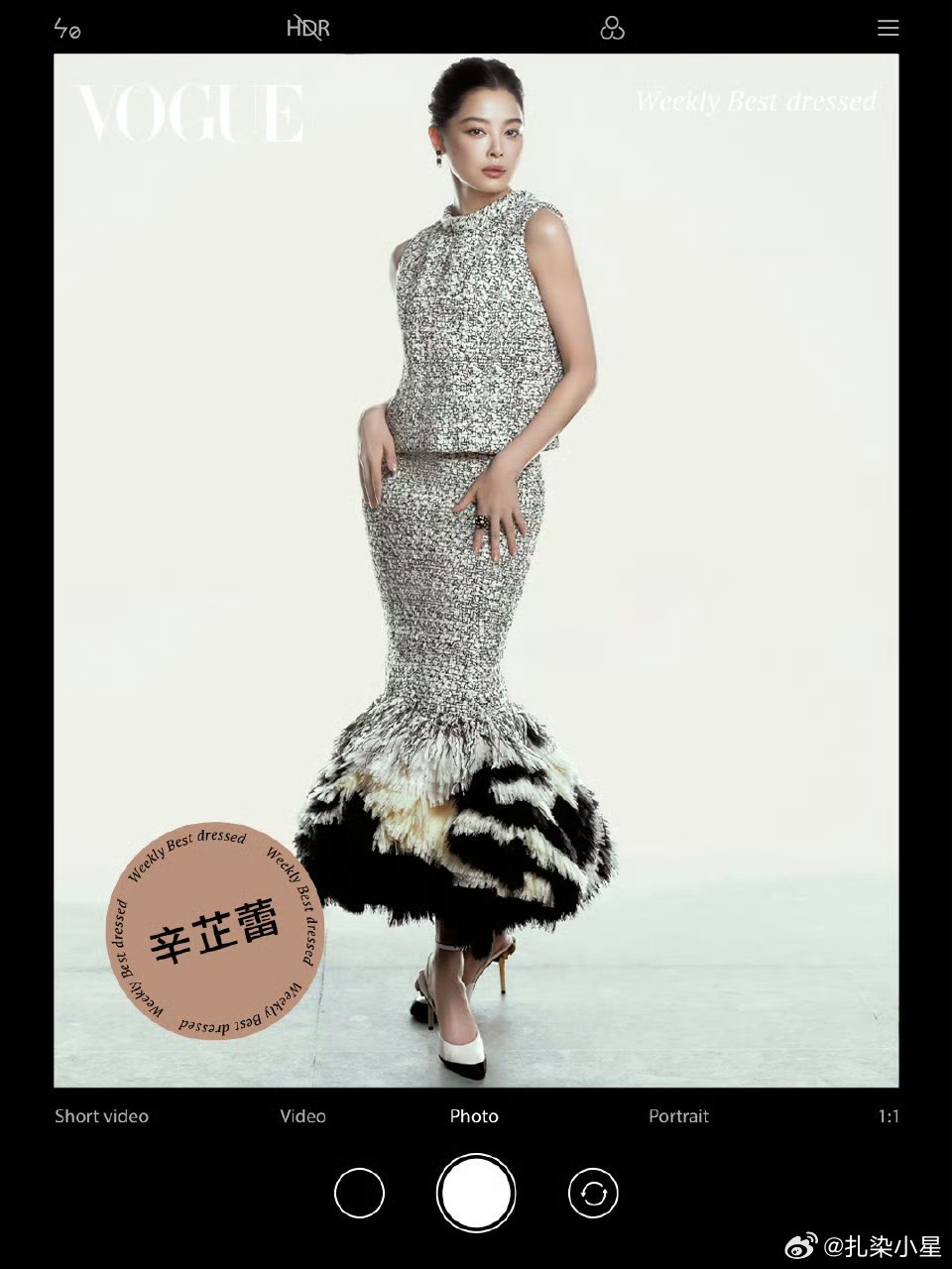辛芷蕾上榜VOGUE一周最佳穿搭，时尚女王超绝时尚表现力辛芷蕾