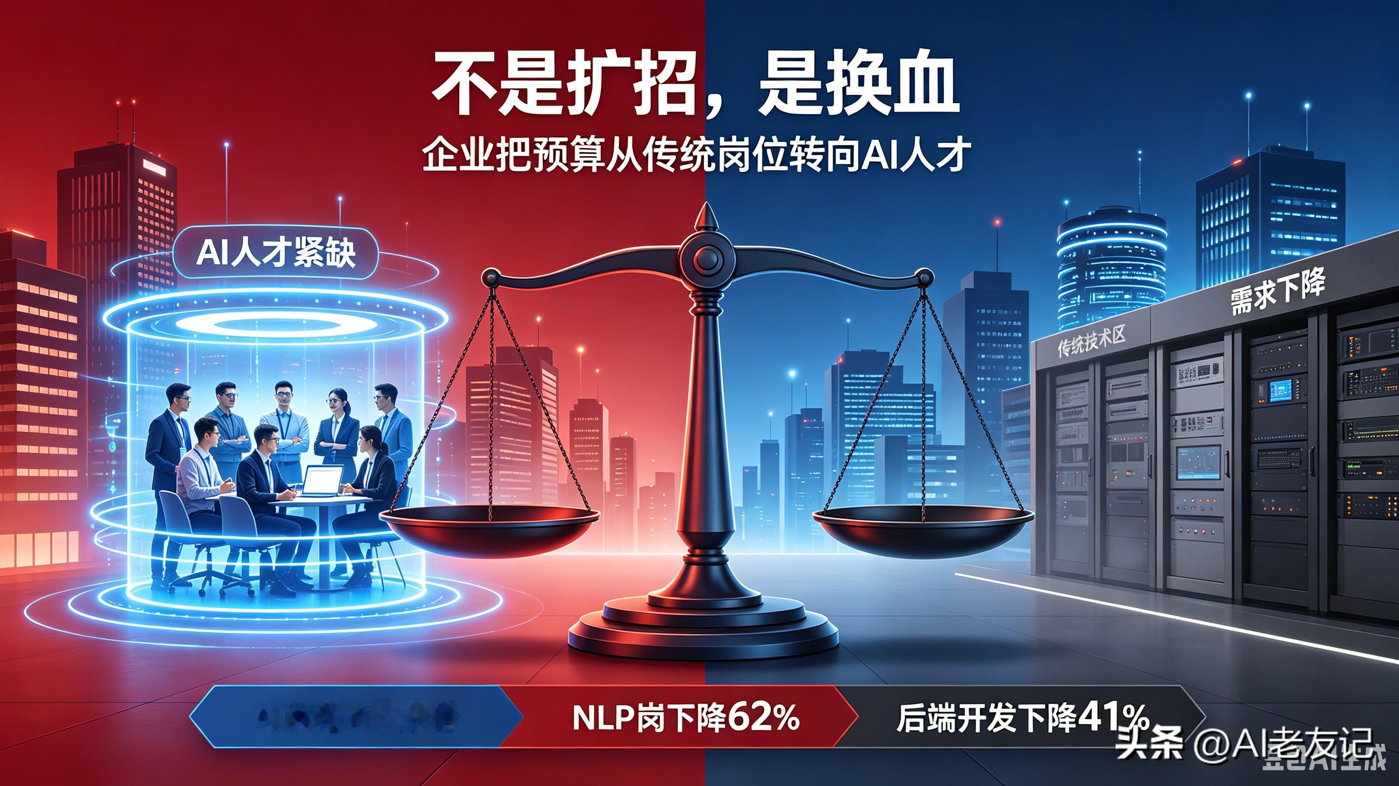 互联网彻底换血！大厂不再招普通人，只抢这种稀缺AI人才你发现没有——今年找工作，风向彻底变了。简历上