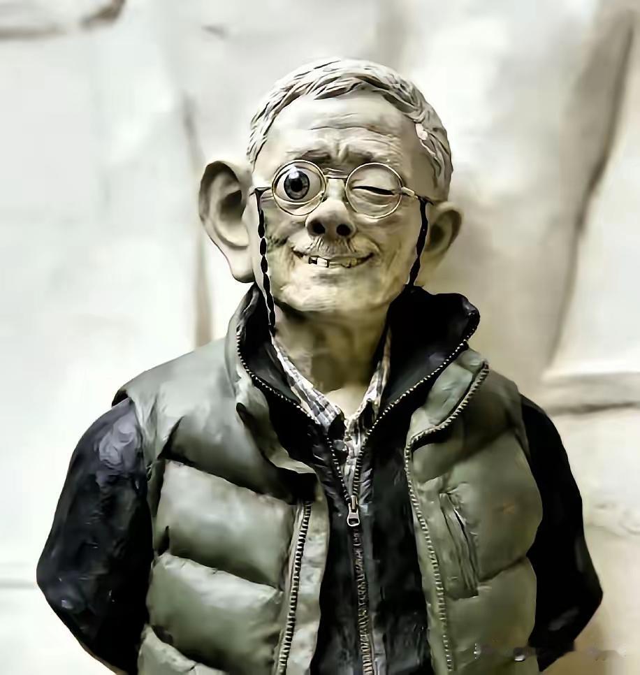 网友太有才了！其人之道还其人之身！为最近爆火的田教授设计了雕像！沿用了他