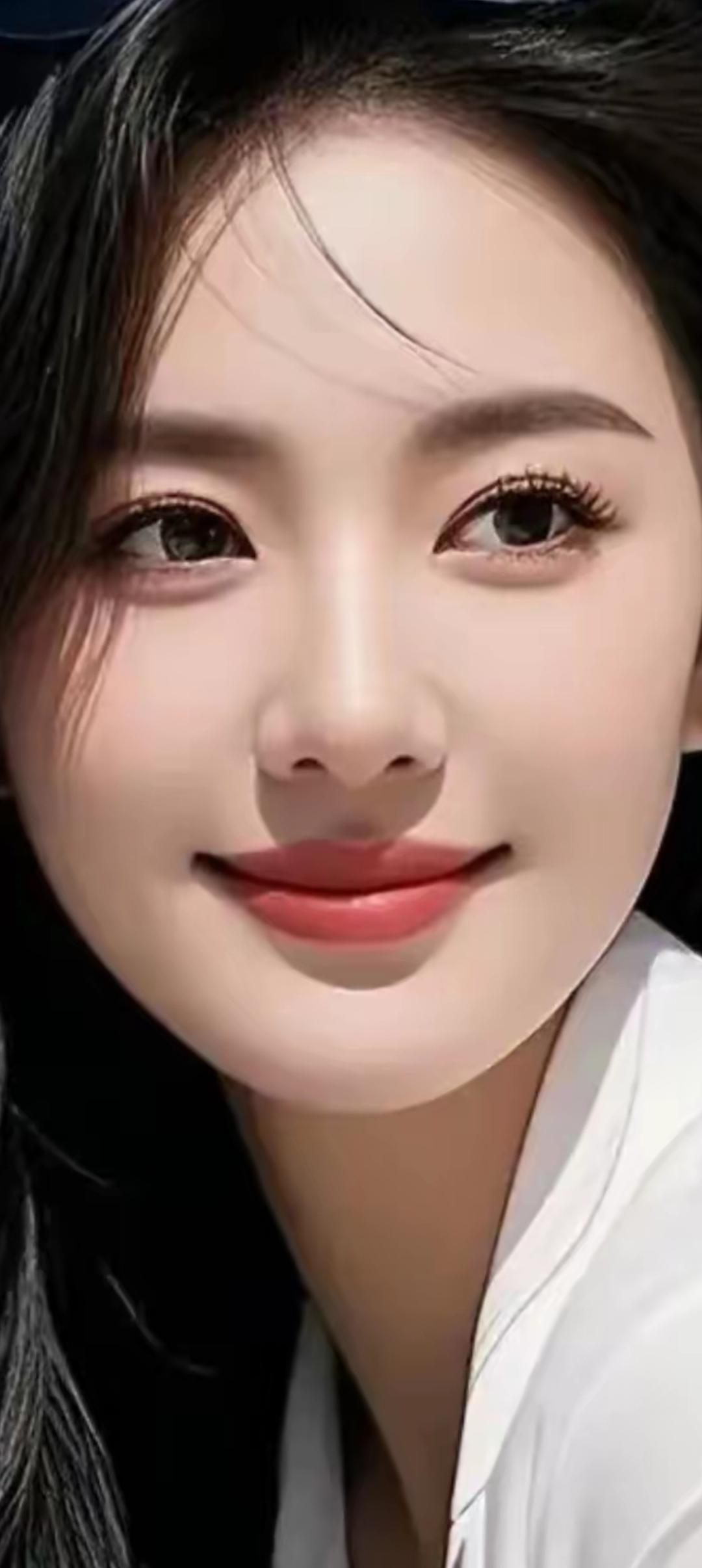 甜美笑容，元气满满的一天！😊✨