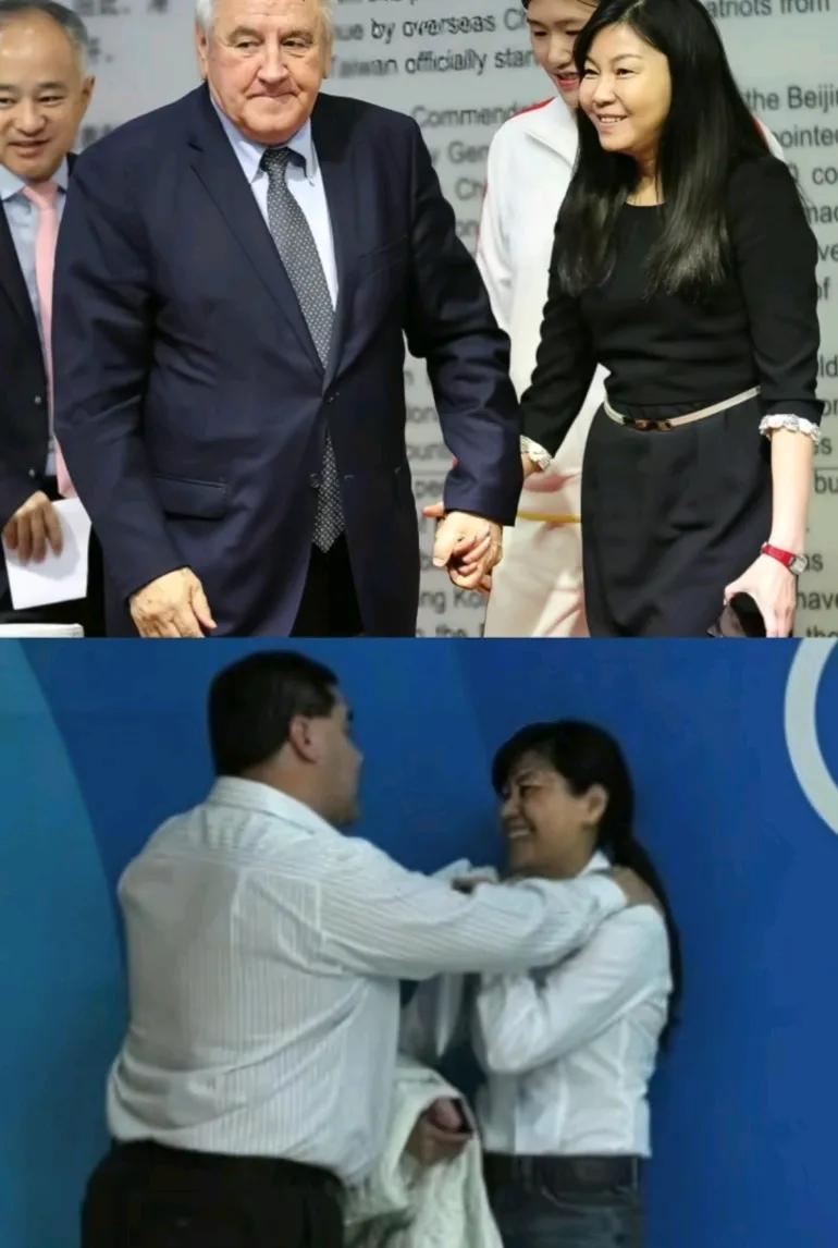 天呀~乐死人了，关系太乱了！难怪陈每次跳水胳膊上都扎一根白色带子，是给裁判看的
