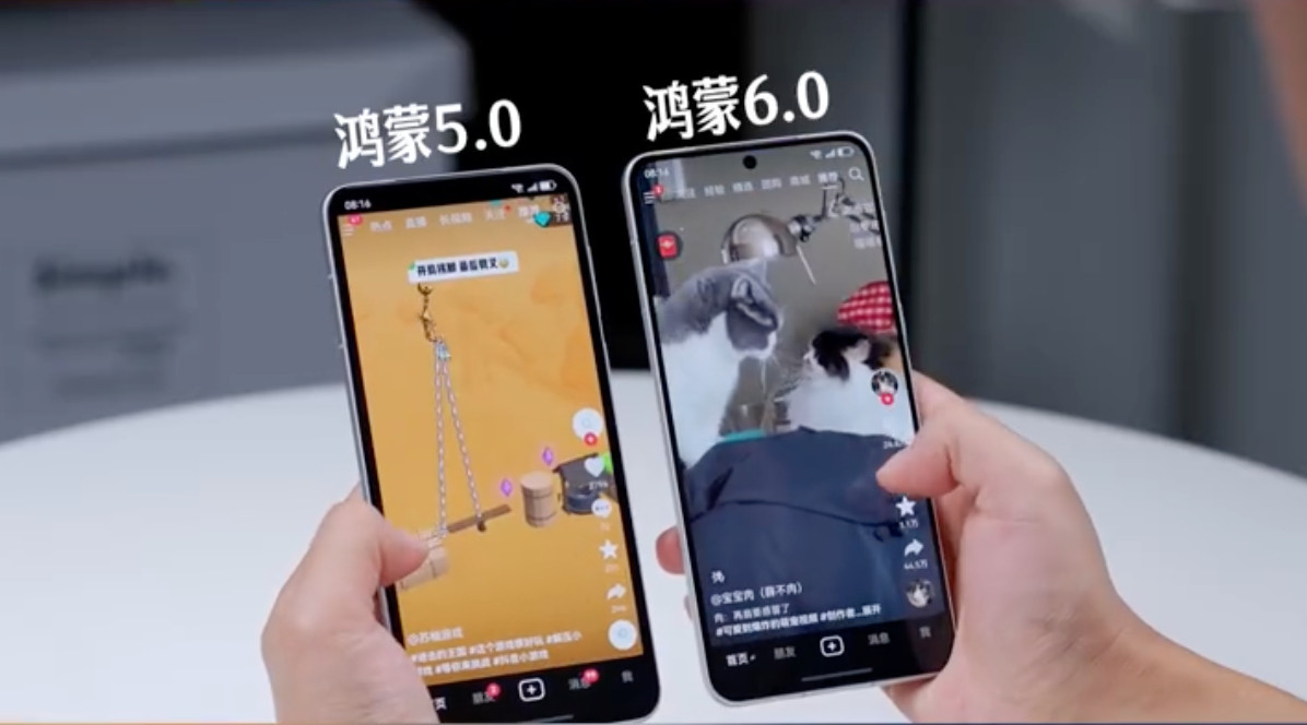 博主实测鸿蒙5到6生态一年变化这么短的时间，就有这么大的变化，第三方应用生态通