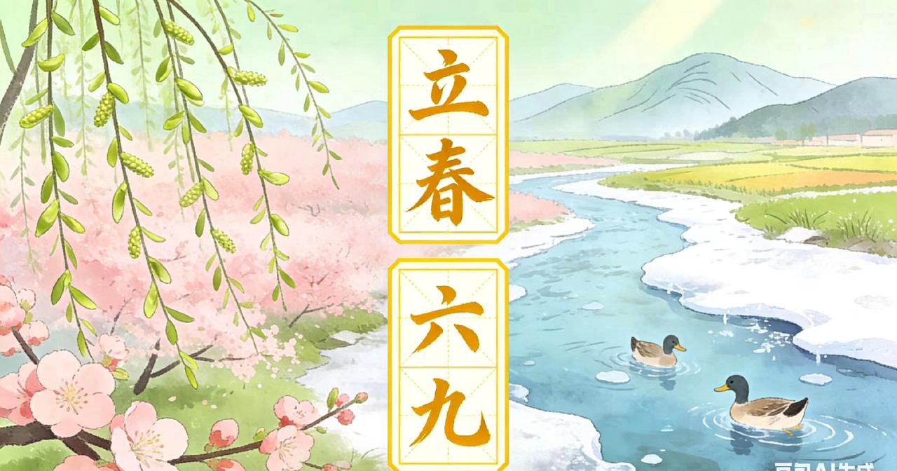 提醒大家，明天是六九的第一天，这一天也是立春农历腊月十七就迎来立春节气，年