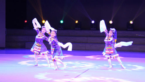 1173.香格里拉 藏族舞蹈背景led大屏幕动态舞
