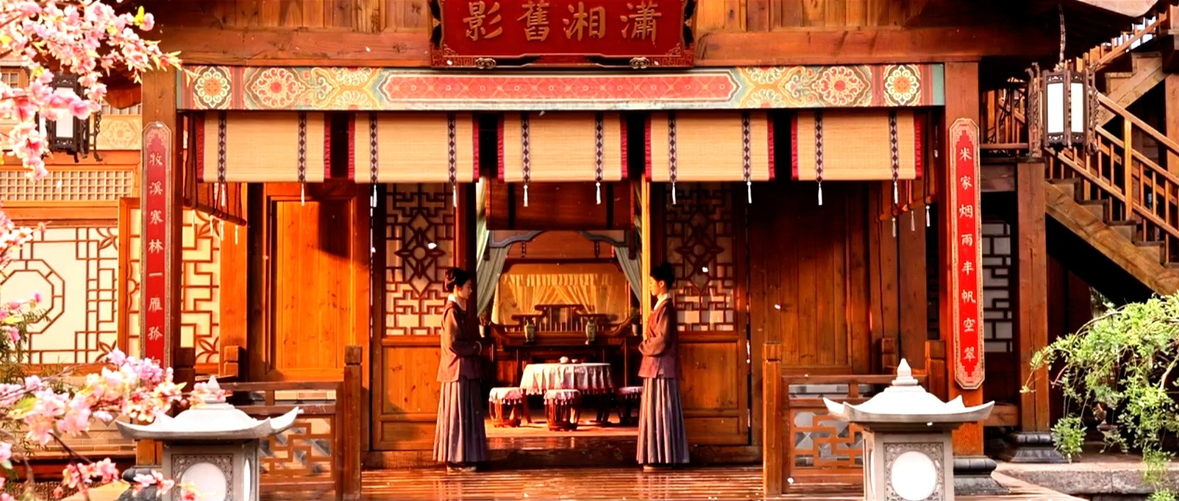 还有人不懂花开锦绣实景镜头的权威吗丁禹兮赵凌邓恩熙傅庭芸