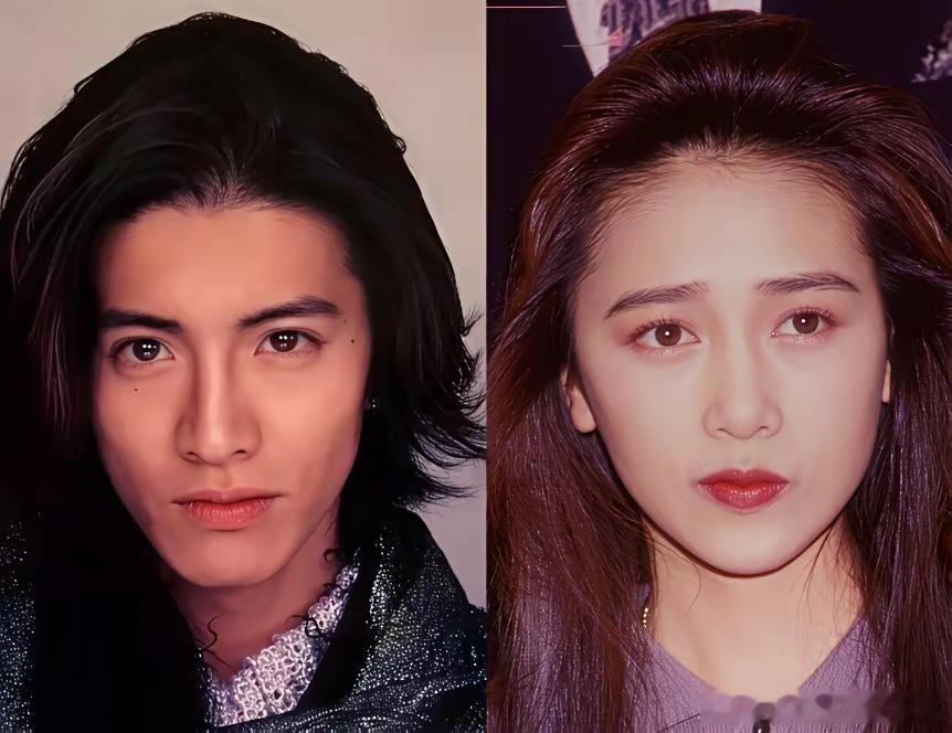 木村拓哉和工藤静香的两个女儿的近照，一个像爸爸木村拓哉，一个像妈妈工藤静香。​