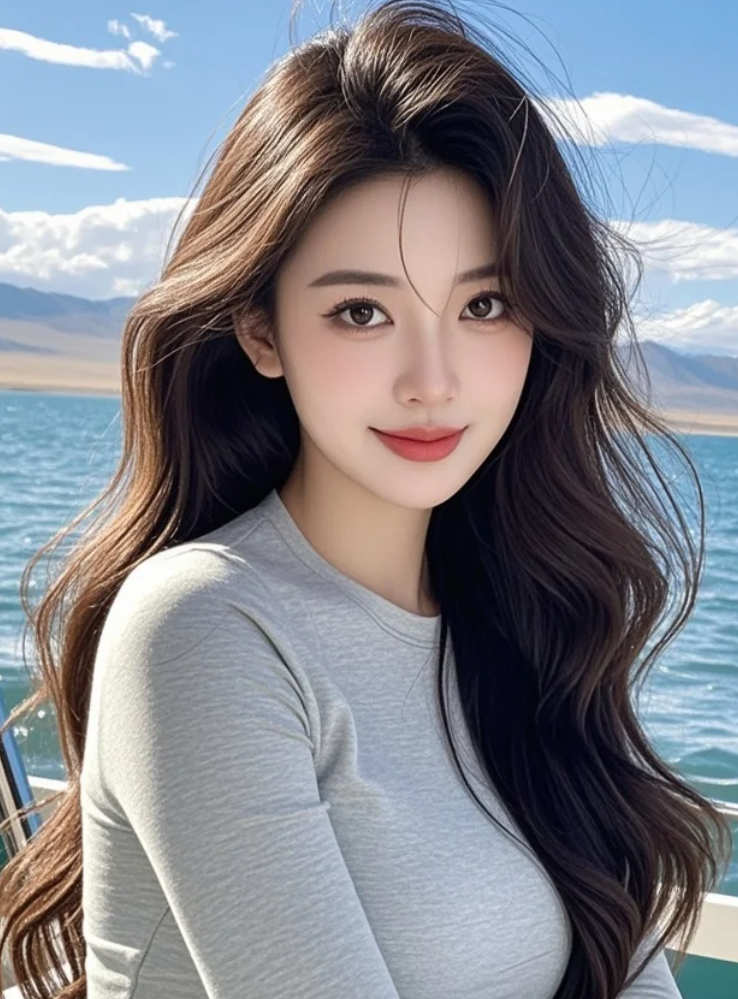 深邃的眼眸中，藏着青海湖的无限风光