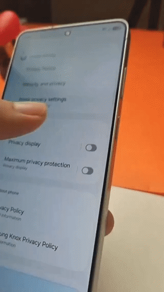 三星GalaxyS26Ultra防偷窥功能实机演示，可以自己选择开启或者