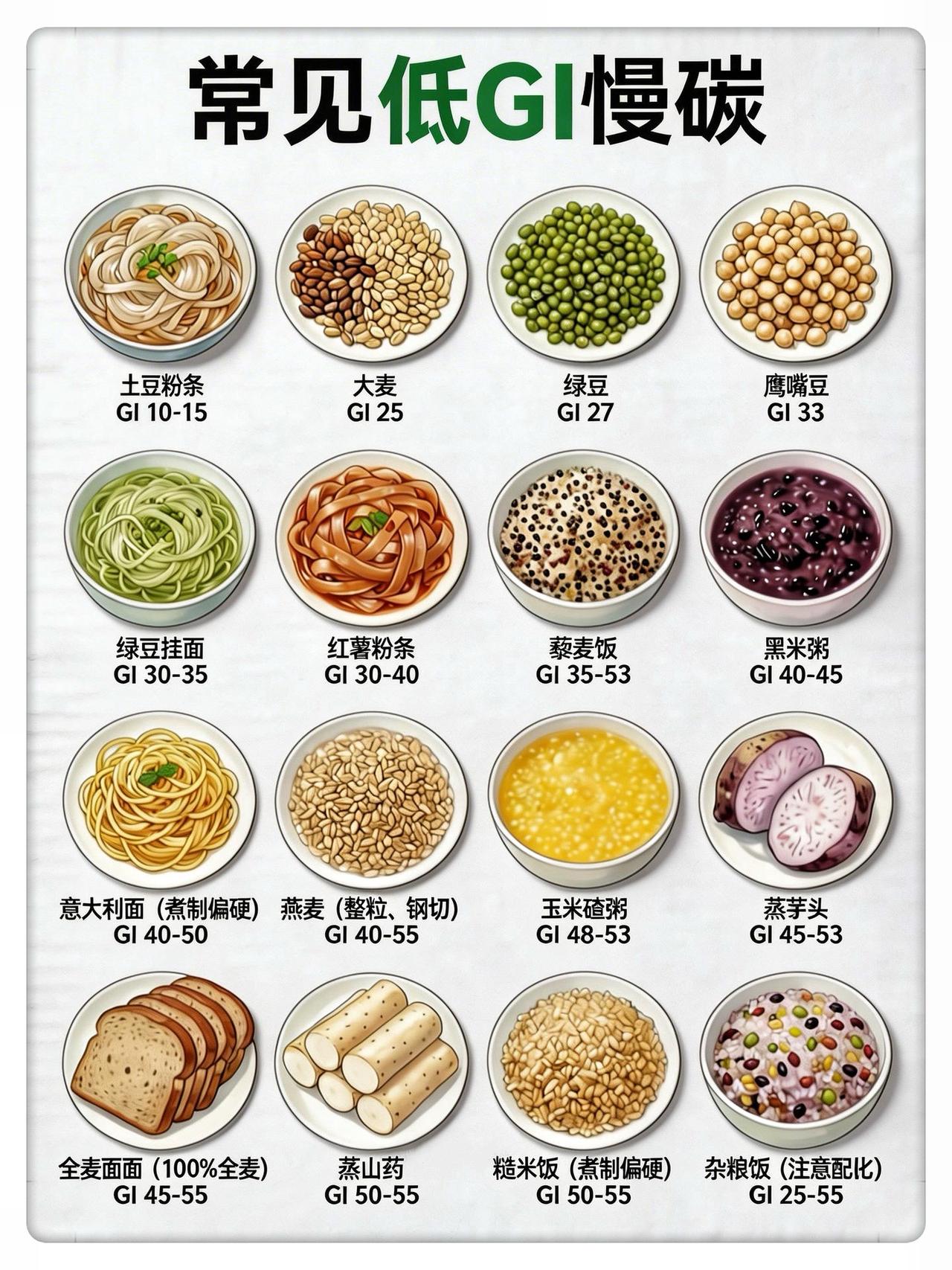 减肥期间吃什么主食瘦的快?减脂控糖必看！快碳🆚慢碳哪个好？减脂控糖怎么选碳水