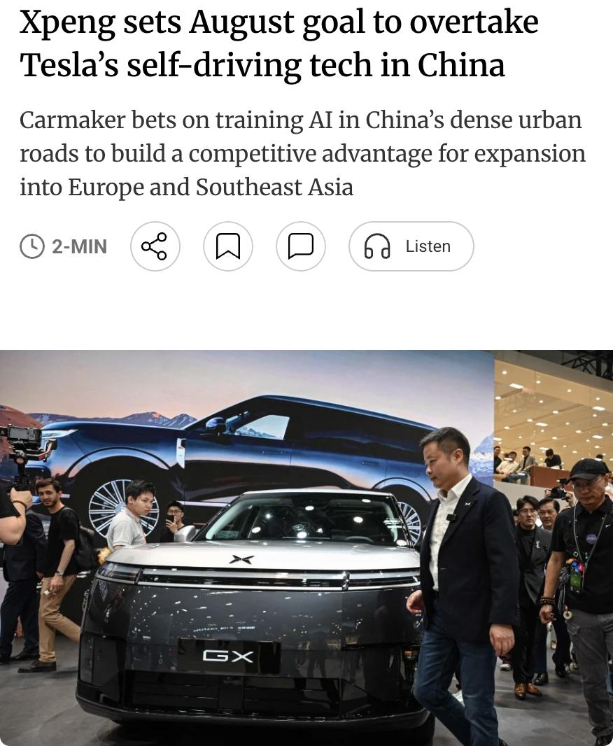 外媒：在2026年北京国际车展（AutoChina2026）期间，小鹏汽车联