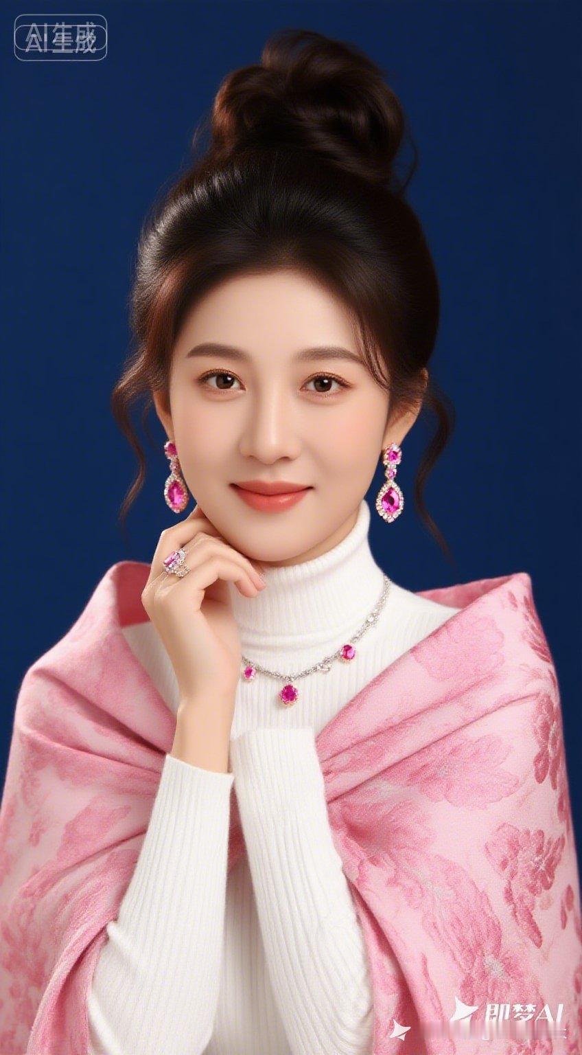 优雅气质，粉色仙气，梦回古代的温柔女神🌸✨