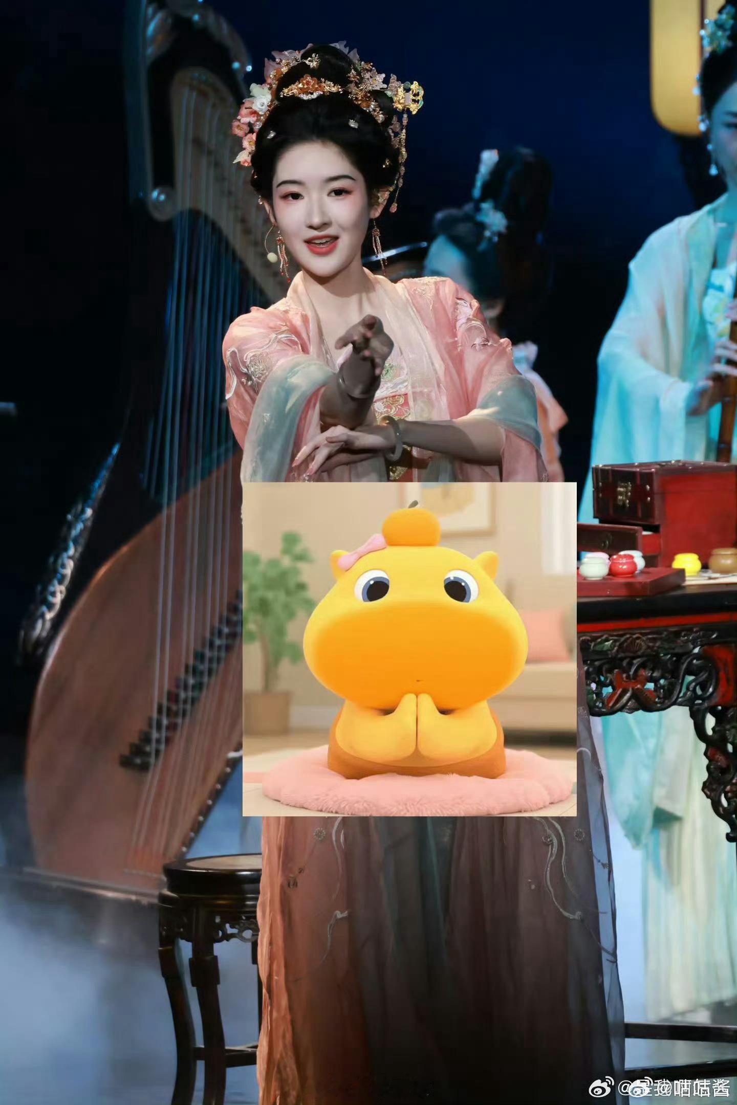 王玉雯穿唐装王玉雯唐装好美像画中走出来的美人