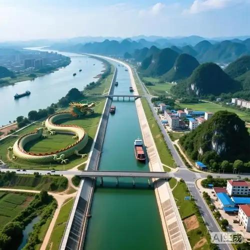 越南这下绷不住了！广西平陆运河9月16日正式开闸，咱们大西南出海的关键水