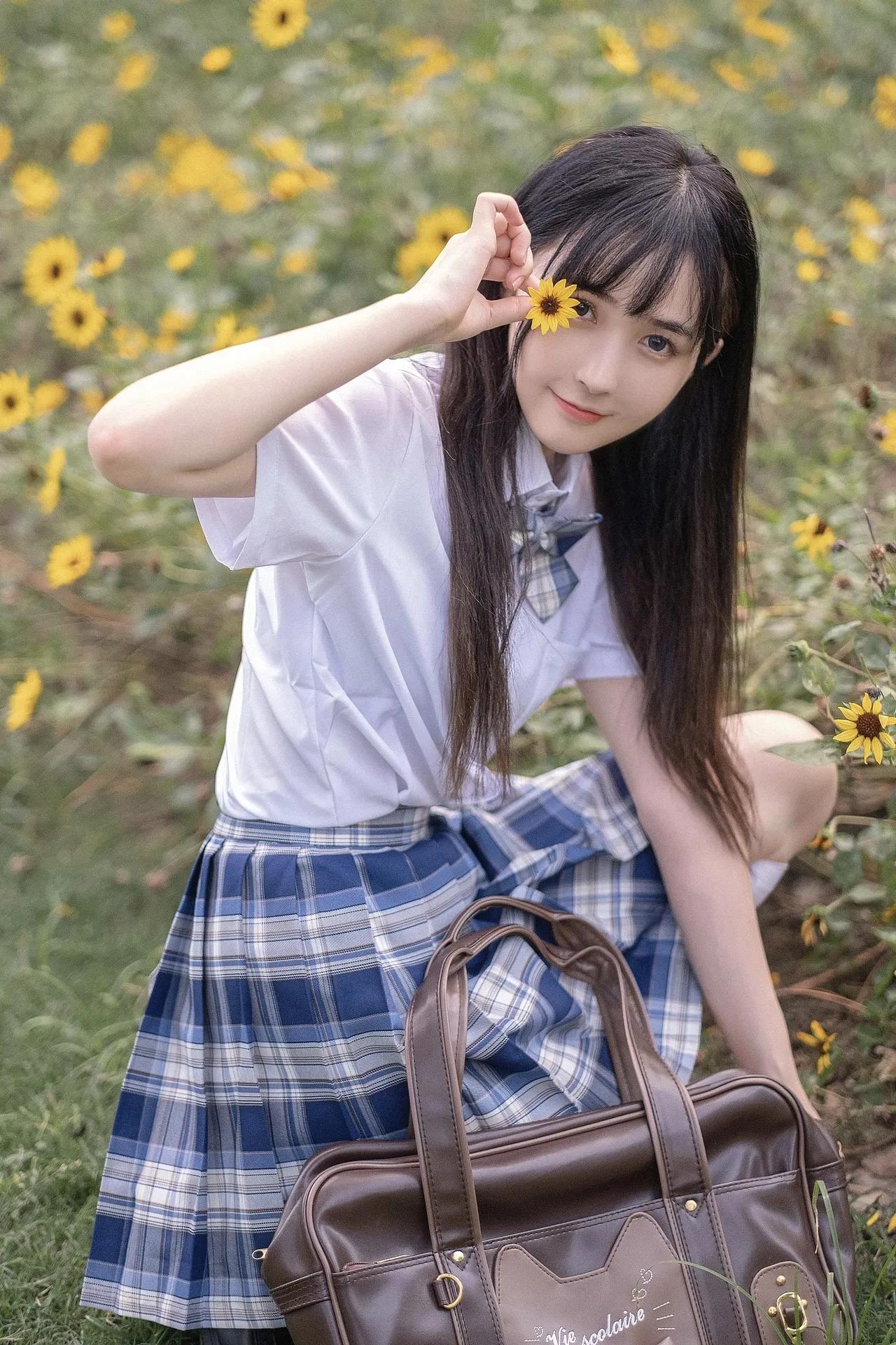 JK写真，清纯甜美的样子漂亮吗