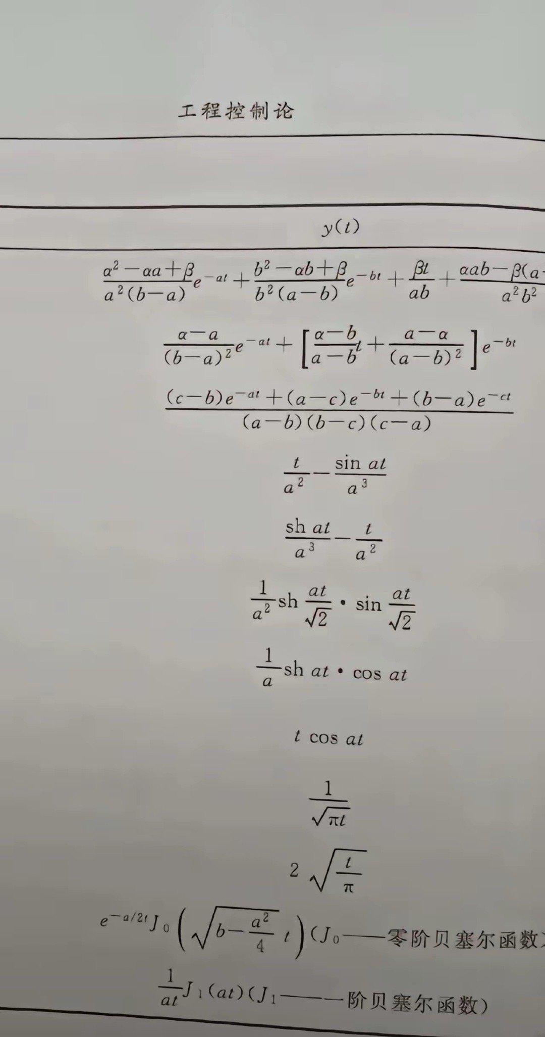 看了钱老的《工程控制论》第一页，就果断合上了，对不起打扰了！每个字母和符号都