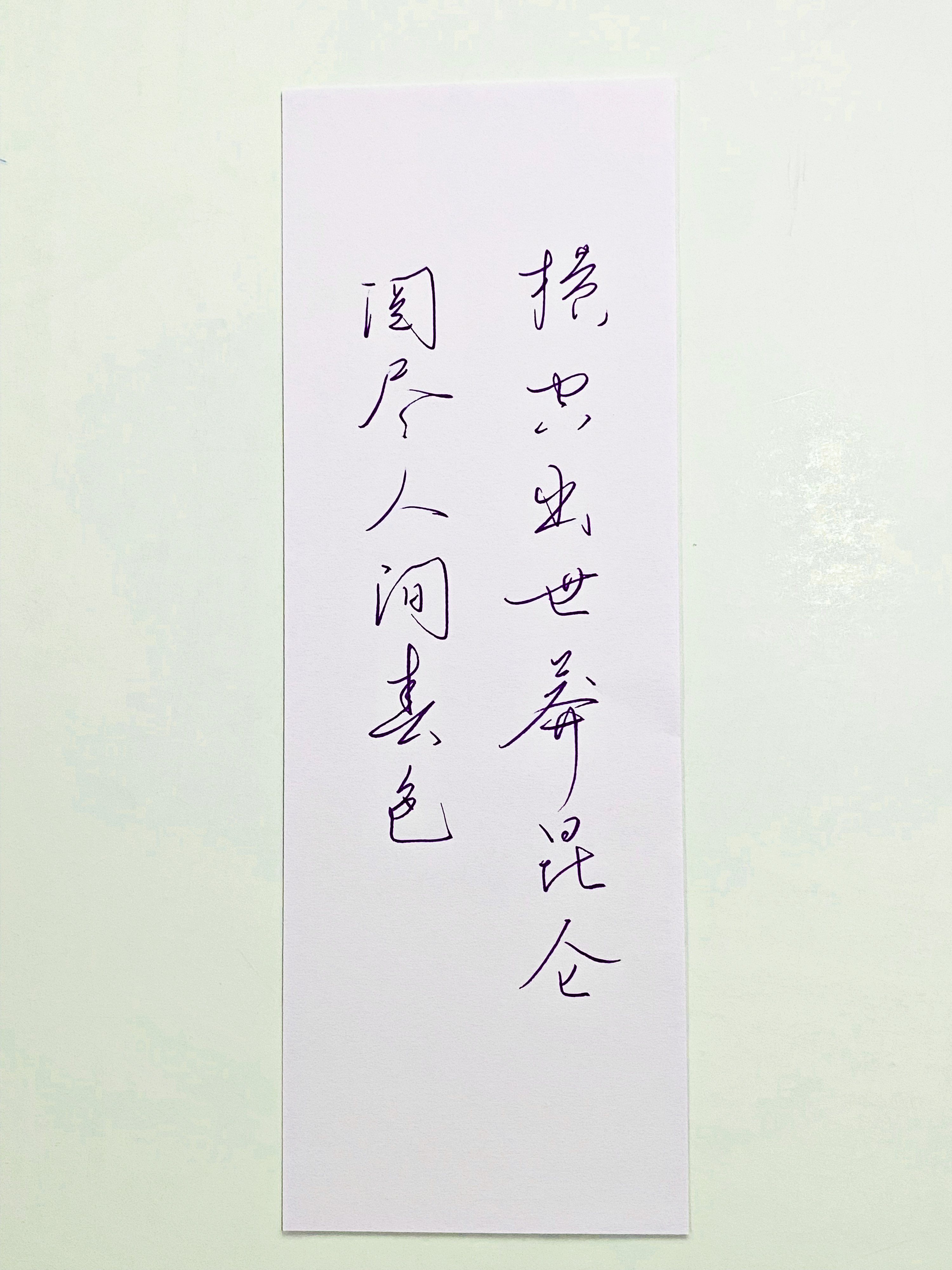 练字阅尽人间春色