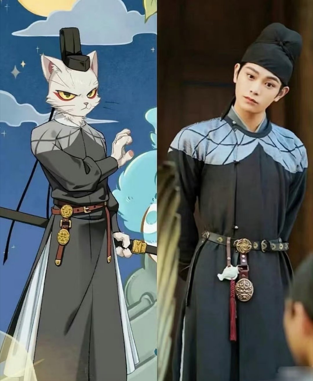 田曦薇《子夜归》武祯和丁禹兮《大理寺少卿游》李饼这俩猫塑都挺成功的!​​​