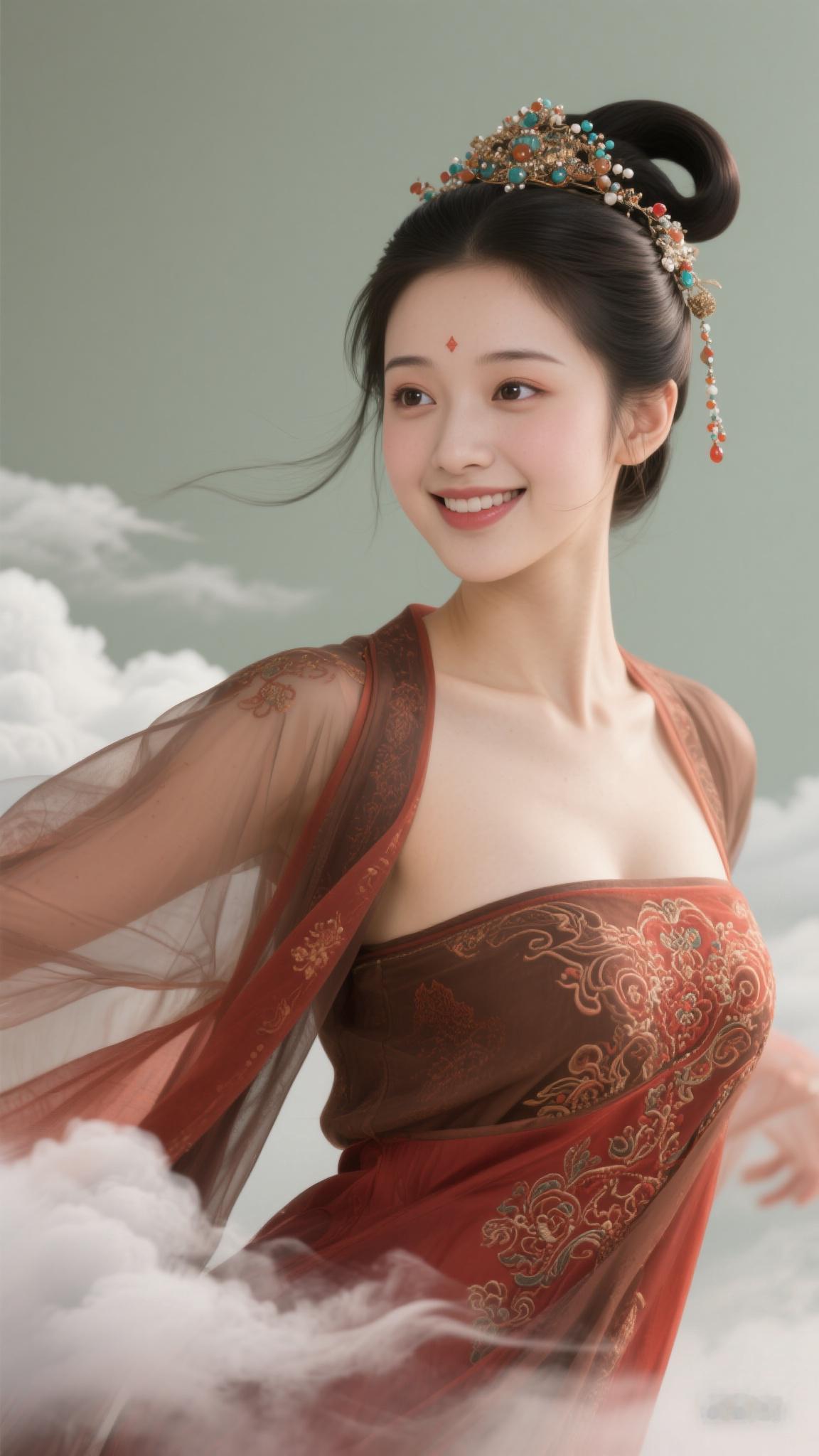 古装古风写真古风美女仙气飘飘还是古装美