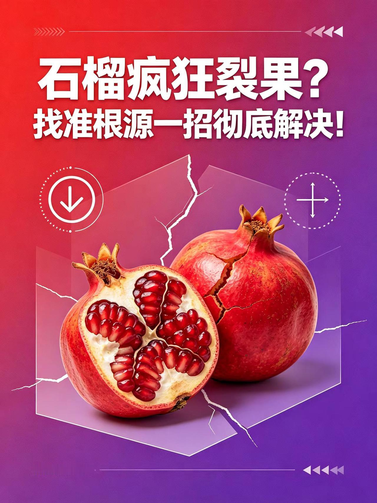 石榴疯狂裂果？找准根源一招彻底解决！。石榴种植