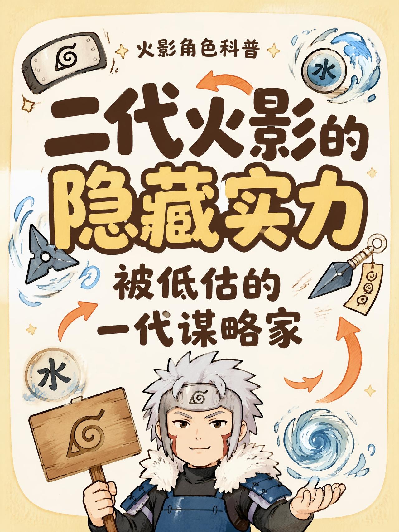 你居然不知道二代火影是木叶隐藏大佬？🤯🤯之前是不是好多人都觉得二代火影千手