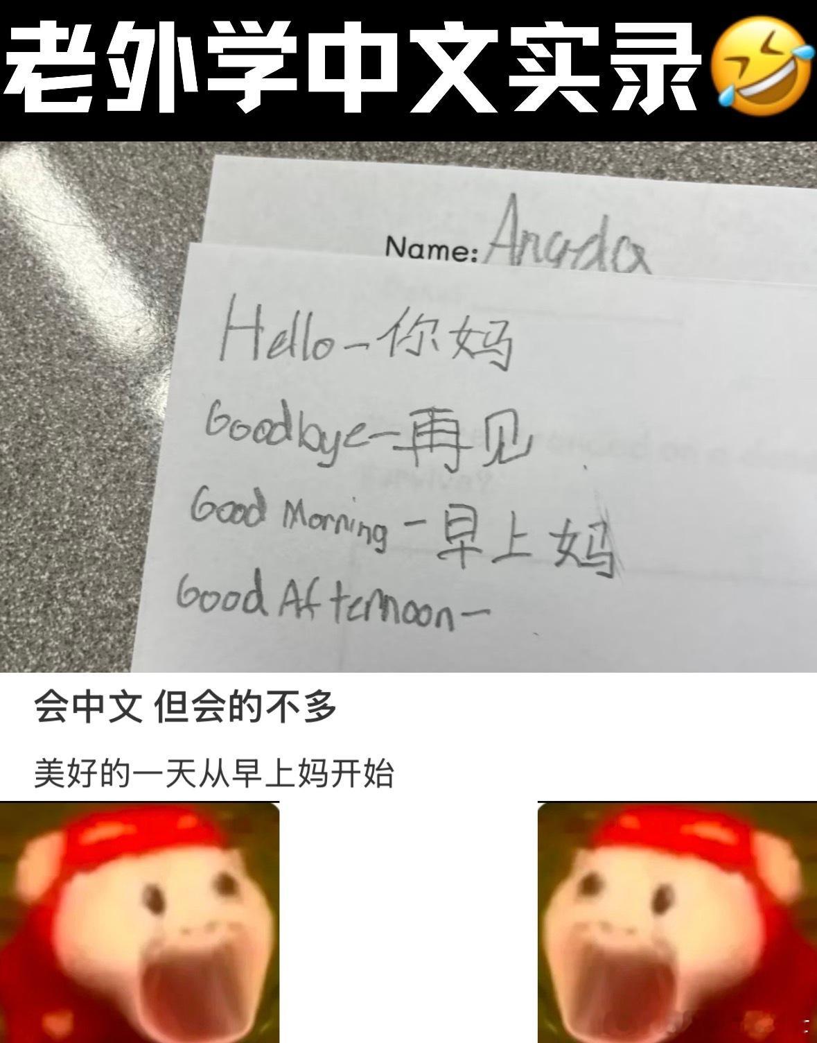 终于轮到老外学中文了