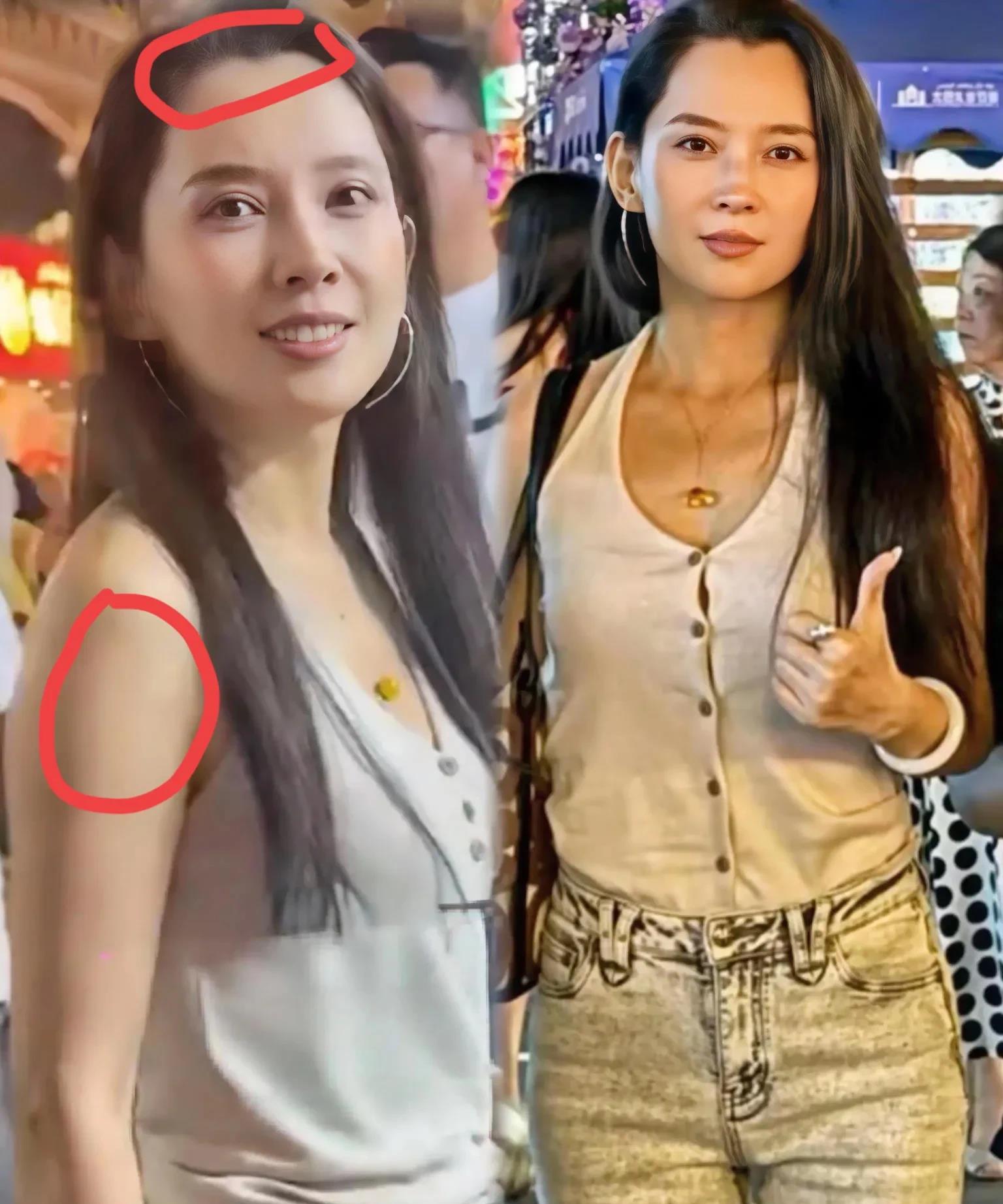 一夜之间森林北又上热搜不是她与汪峰的事情，而是被网友拍生图传到网上，状态一