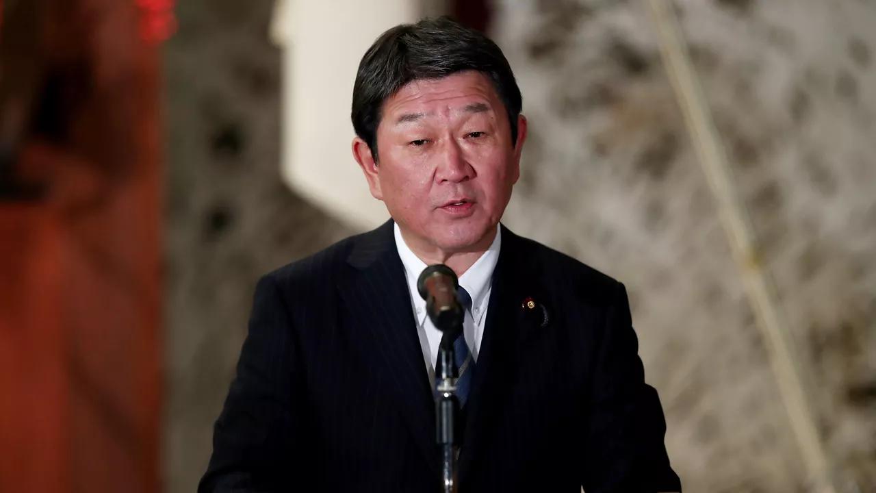 日本果真不放过任何一个对外宣传的机会！3月22日，日本外相茂木敏充在富士电视台节
