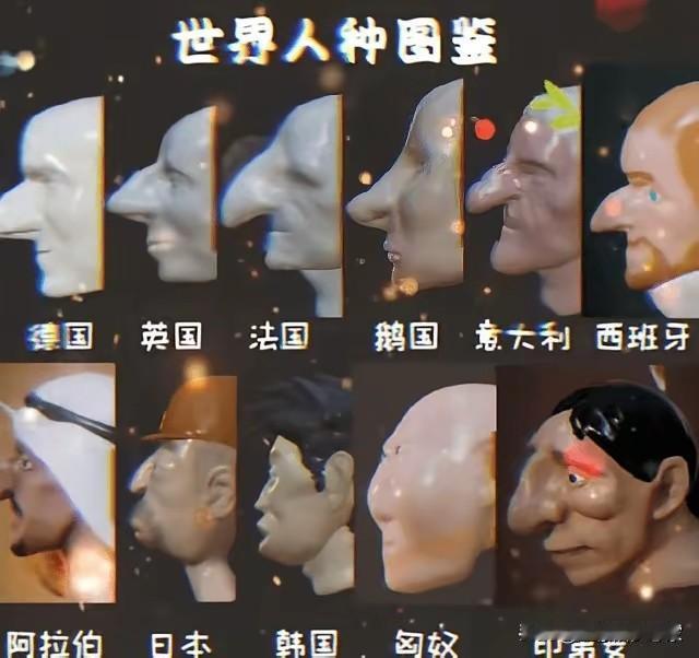 最近刷到这个“世界人种图鉴”，每个人物造型都精准踩在笑点上，简直让人拍案叫绝。