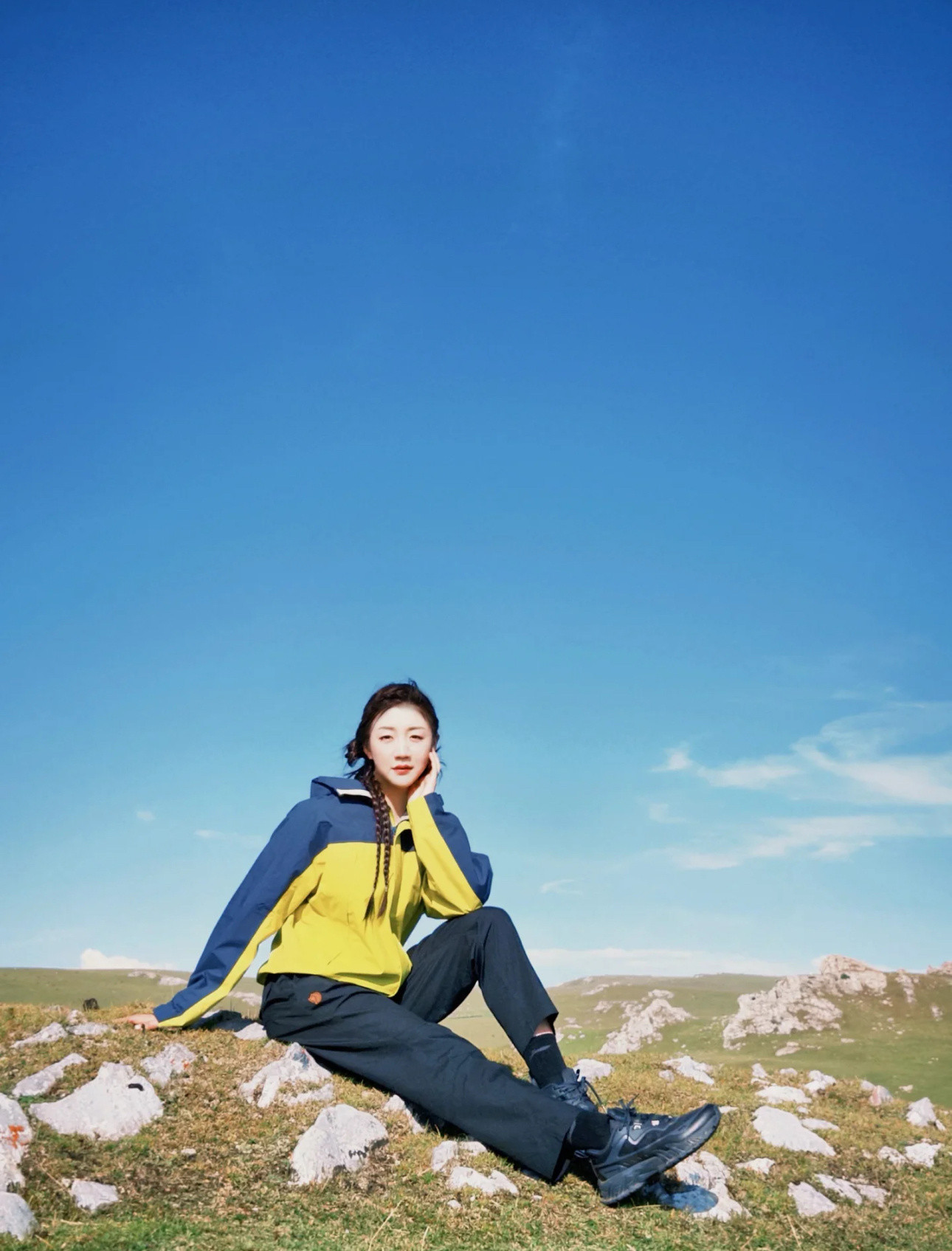 自然⛰️也是在大草原上奔跑了🏃天高水蓝草原广阔无垠静下来感受自然的清新美好