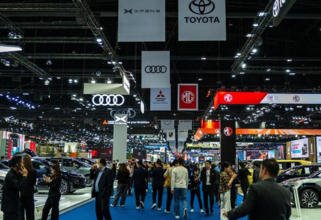 曼谷车展这一幕震动日企，中方电动车成碾压态势，连欧美都在追捧！