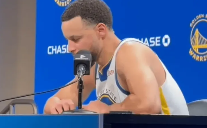 NBA常规赛，勇士111-124不敌老鹰。赛后采访，库里谈及本场比赛时说道：“