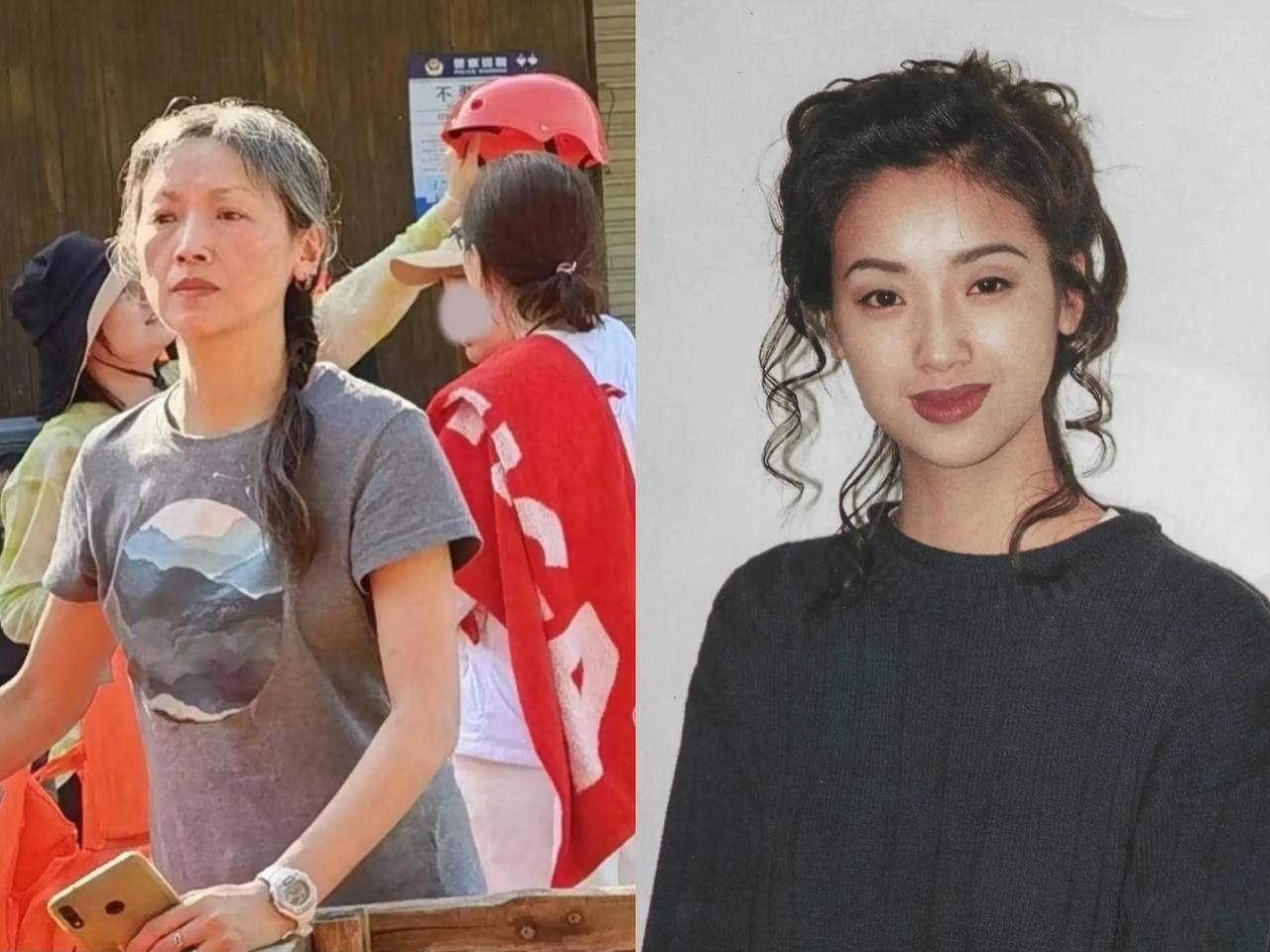 美人迟暮！“香港女神”吴倩莲也有很多白头发了，这是56岁最真实的容颜，满头银发，