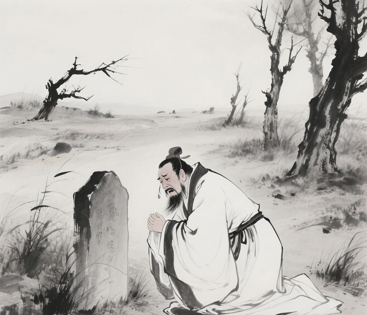 建安七年的秋风里，袁绍病逝邺城。两年后曹操踏破袁氏老巢，却在废墟中俯身垂泪。曹