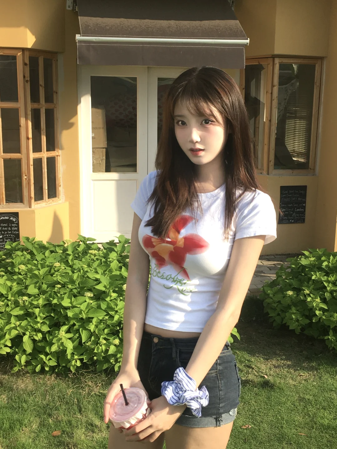 你说你喜欢海我还以为是斜刘海
