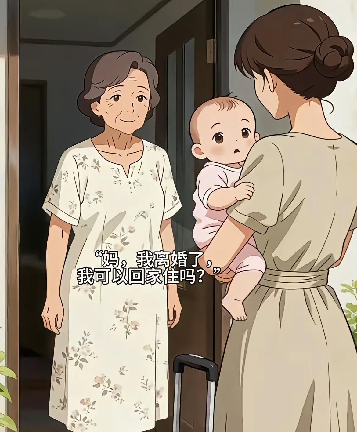女人结婚离婚都没有家。