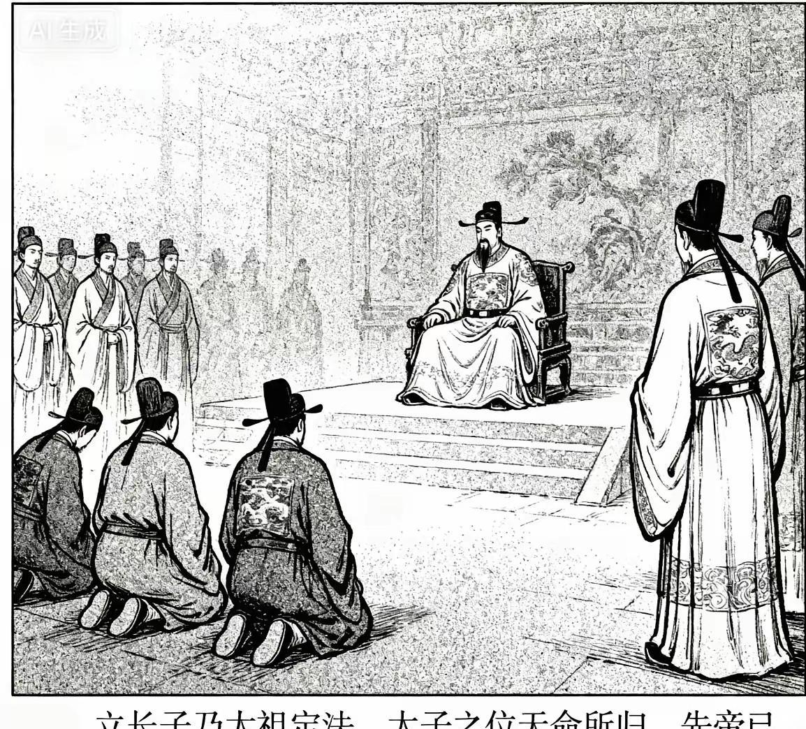 【第五次才说到点子上】朱棣死后，大臣五次劝谏，朱高炽才同意登基。