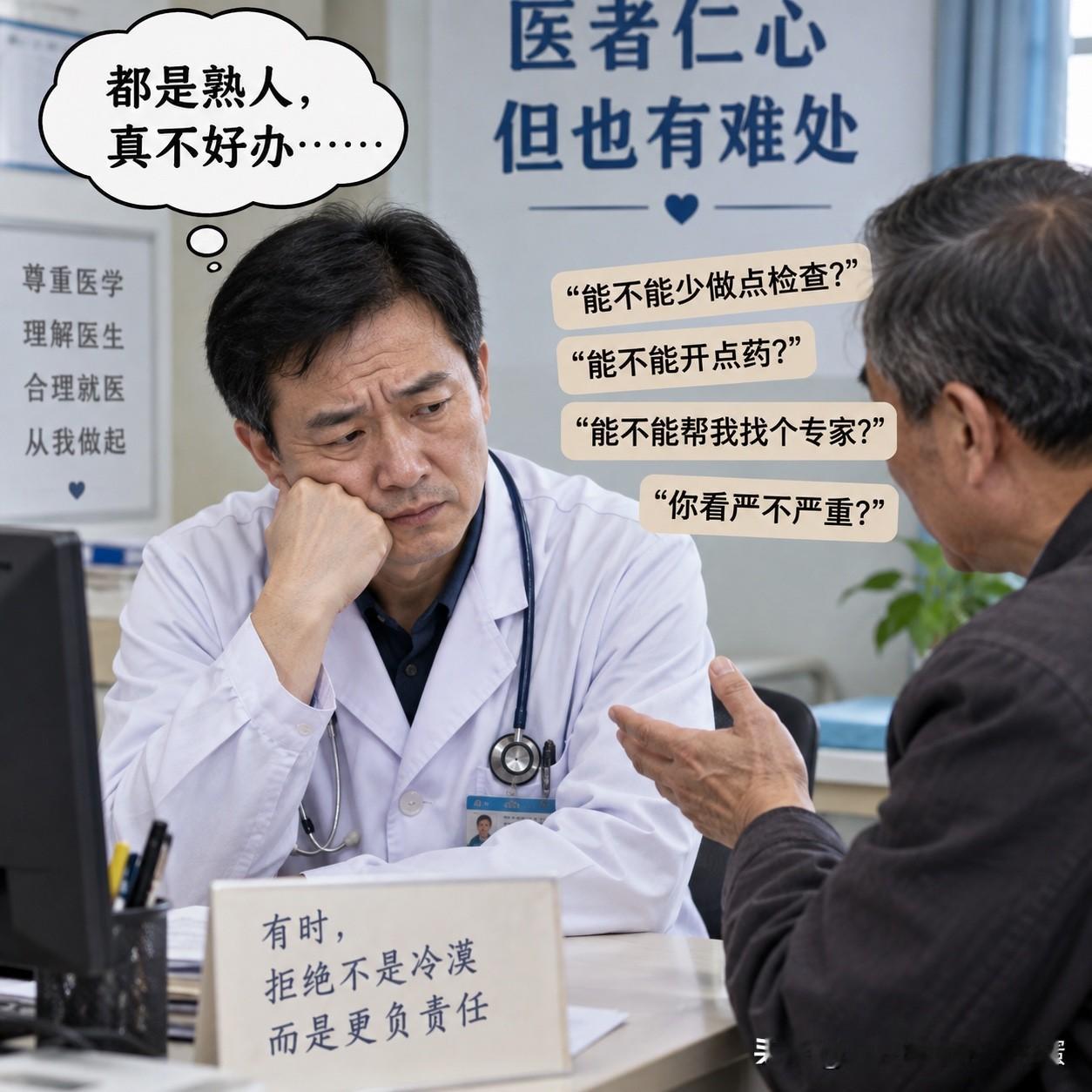 很多人可能不理解：家里明明有个医生，为什么真生病了，他反而不愿意直接给你看？其实医生最怕的，有时候还