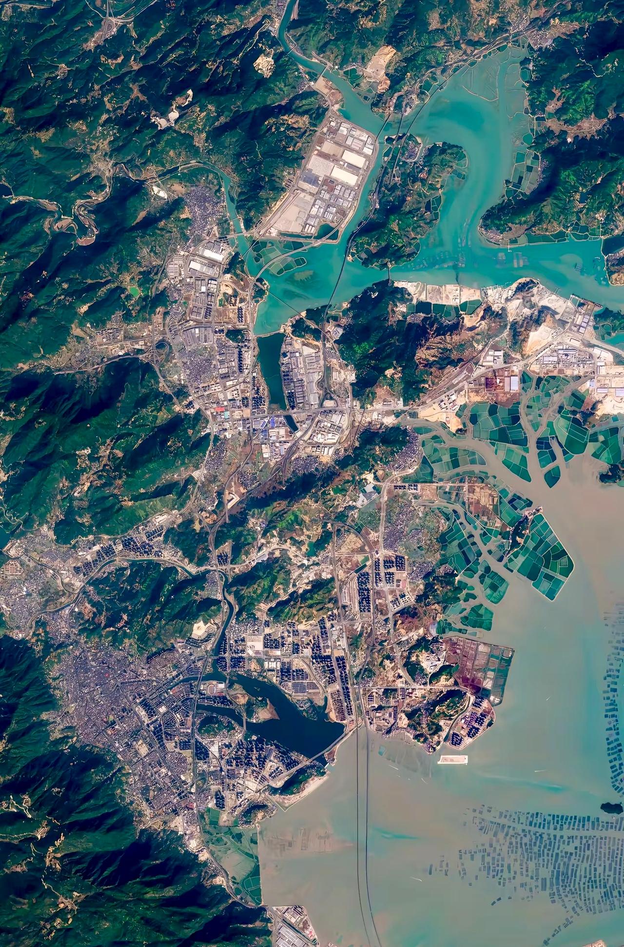 福建省宁德市高清卫星图