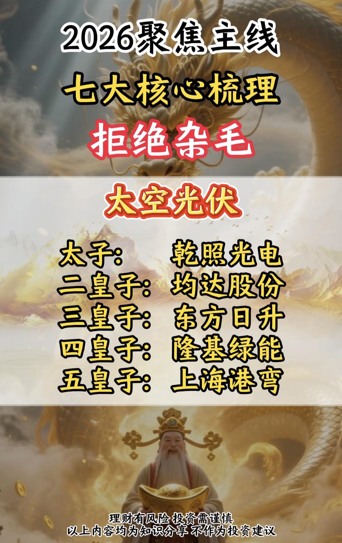 2026年七大核心投资领域，拒绝杂毛，聚焦智能驾驶！