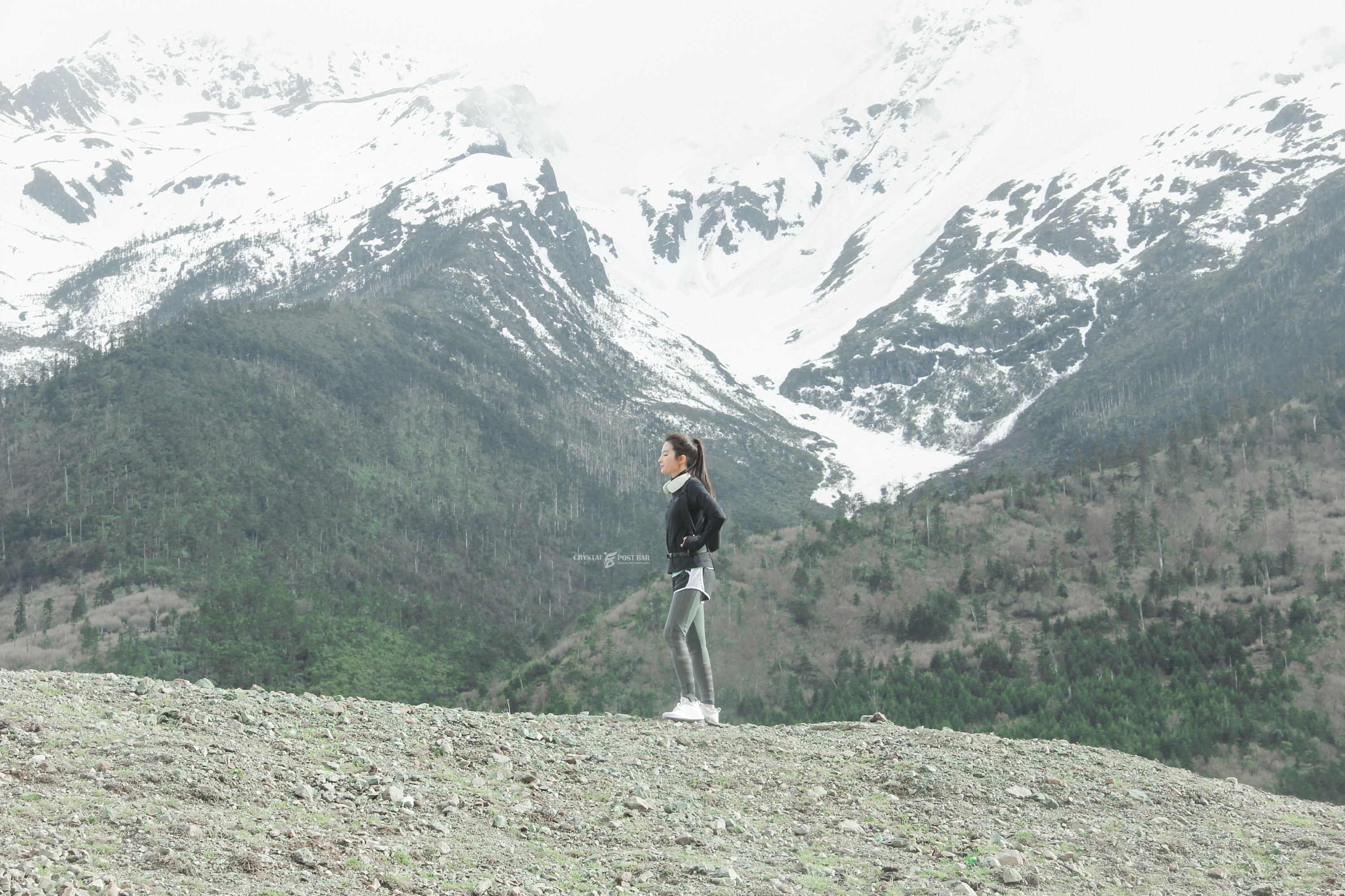 我以为自己爬山时的样子