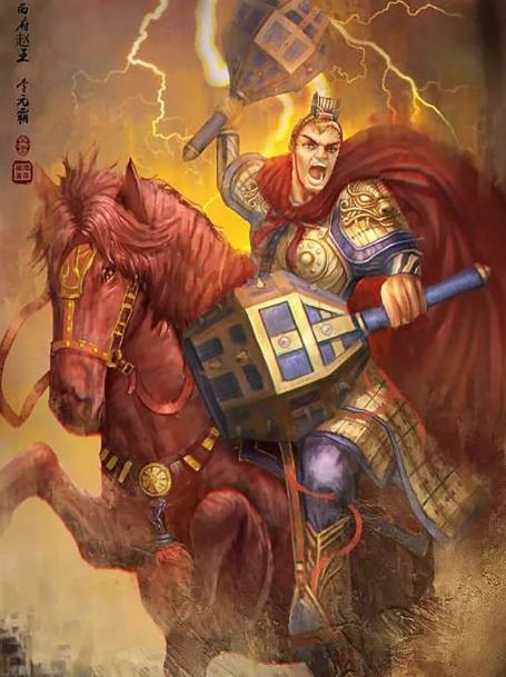 宇文成都战死，他的师父鱼俱罗大怒出山，单挑李元霸，鱼俱罗久经战阵，知道李元霸天生