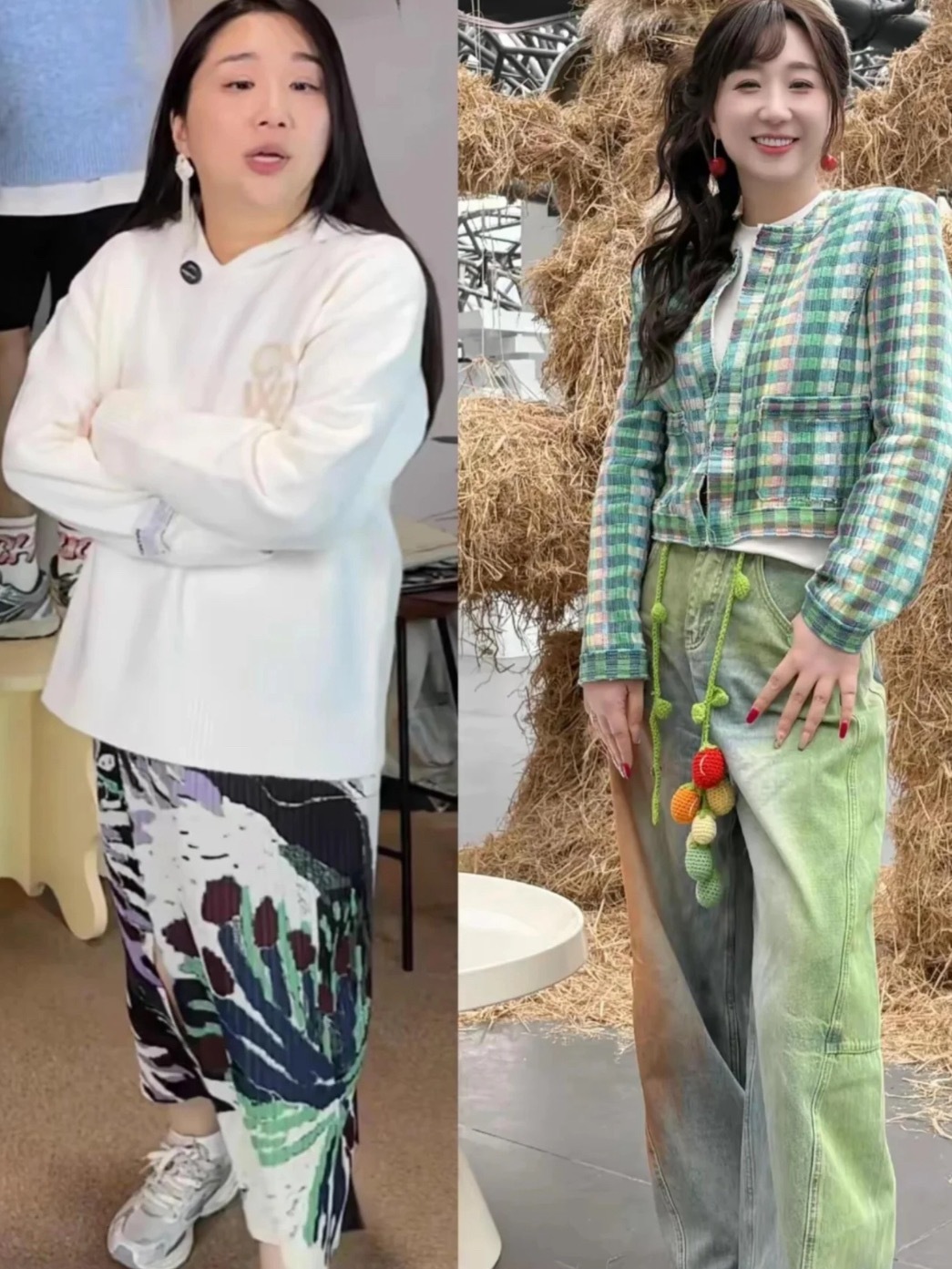 傅首尔变化好大！！！瘦下来变化真的好大呀！都变年轻了呢！！