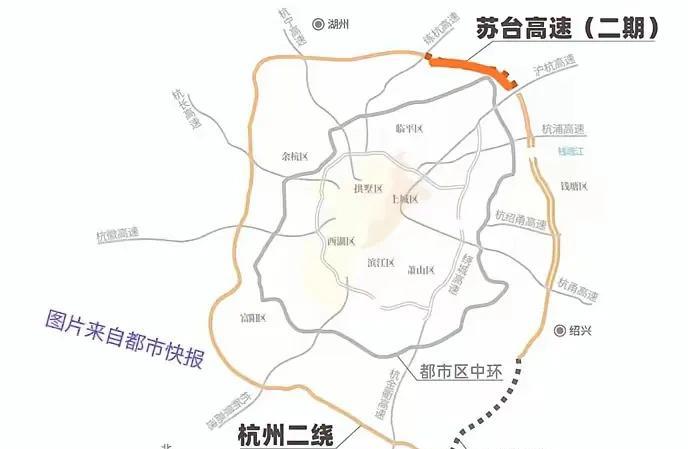 有人说杭州要成为三绕城市了，而杭州的三绕则主要是在哪里？图中可以看出，东南已经